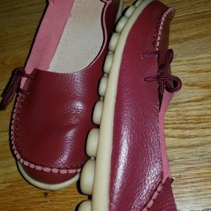 unknown Shoes - Red moccasin driving shoes unknown Shoes - Red moccasin driving shoes